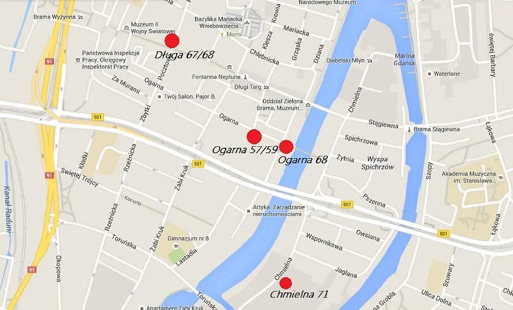 Twoj Salon-Apartamenty Stare Miasto Gdańsk Appartement